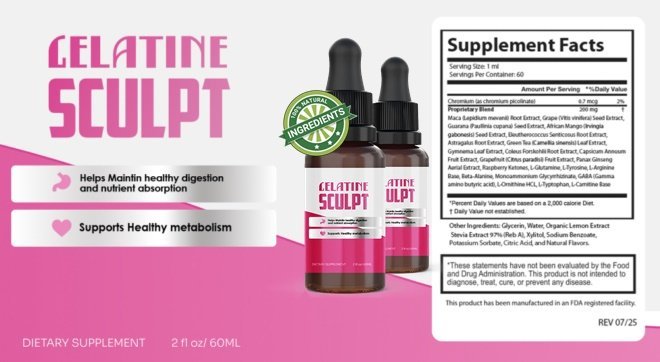 Gelatine Sculpt Ingredients